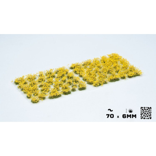Gamers Grass Tufts: Yellow Flowers