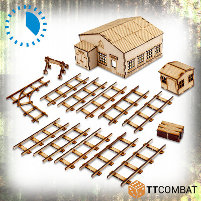 25mm Red Star Railway Line