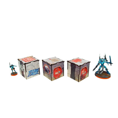 Precinct Sigma Sheds (3) PREPAINTED (grey)