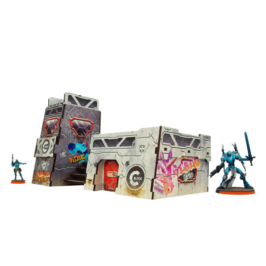 Precinct Sigma Post (1) PREPAINTED (grey)