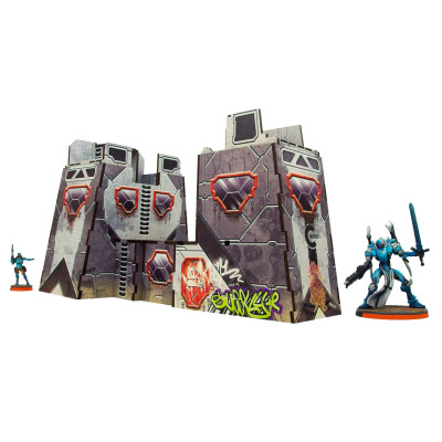 Precinct Sigma Sentry Towers (2) PREPAINTED (grey)