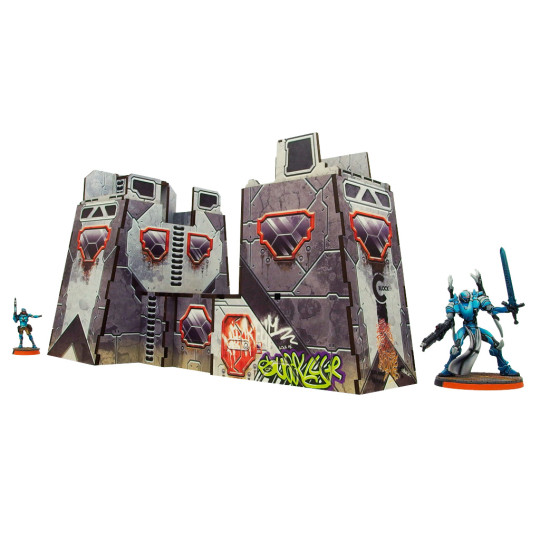 Precinct Sigma Sentry Towers (2) PREPAINTED (grey)