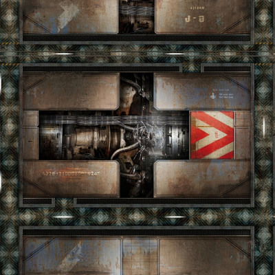 Mata Maszynownia 48" x 48" – Latex Dwustronna