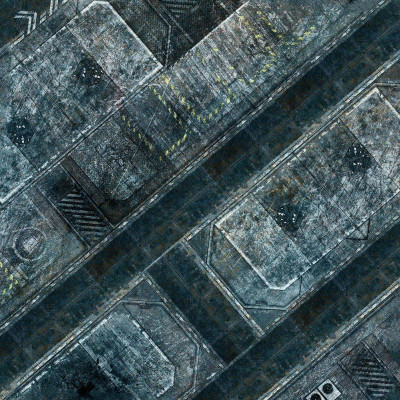 Mata Necromunda 48" x 48" – Latex Dwustronna