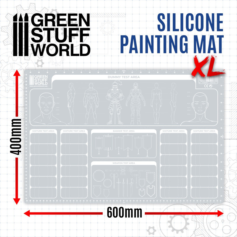 Silicone Painting Mat 600x400mm