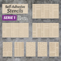 Self-adhesive stencils - Digital Camo