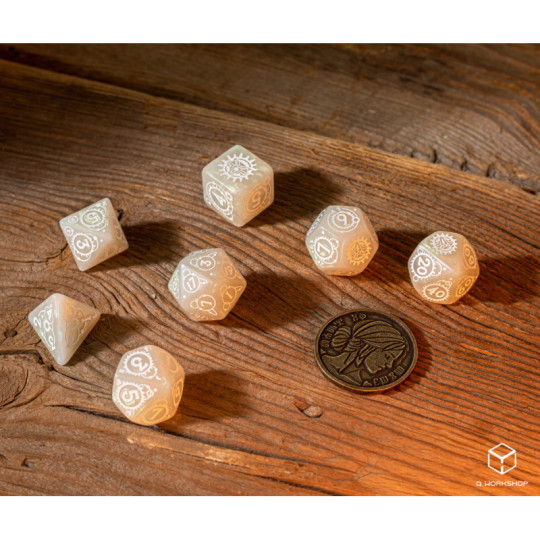 Wiedźmin, zestaw kości RPG. Ciri - Pani Czasów i Miejsc