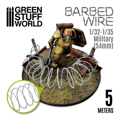 simulated BARBED WIRE - 1/32-1/35 Military (54mm)