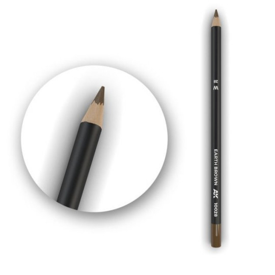 Watercolor Pencil Earth Brown