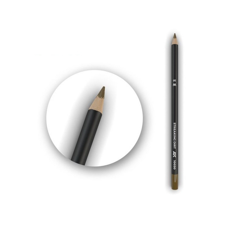 Watercolor Pencil Streaking Dirt