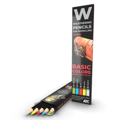 AK Watercolor Pencil Set Basic Colors