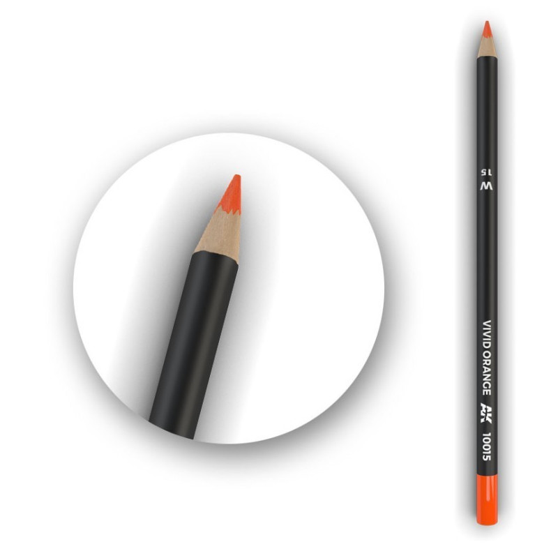 Watercolor Pencil Vivid Orange