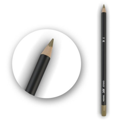 Watercolor Pencil Gold