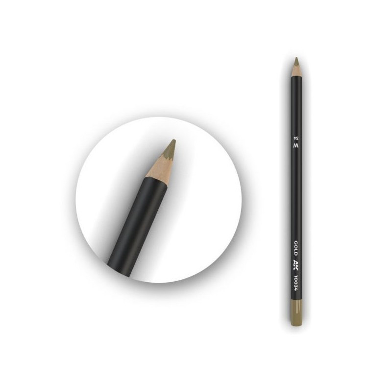 Watercolor Pencil Gold