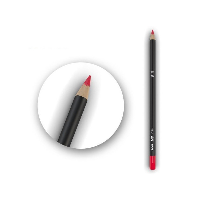 Watercolor Pencil Red