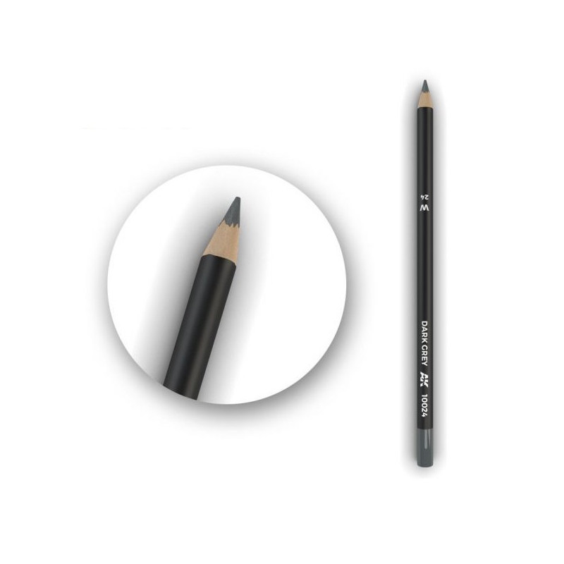 Watercolor Pencil Dark Grey
