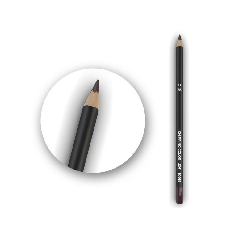 Watercolor Pencil Chipping Color