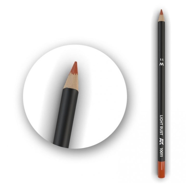 Watercolor Pencil Light Rust