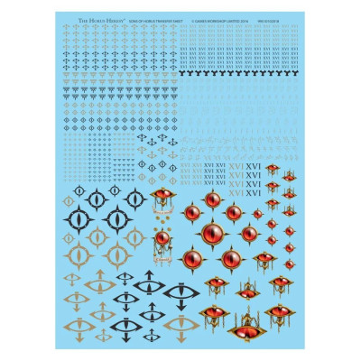 [MO] Sons of Horus Legion Transfer Sheet