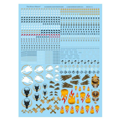 [MO] Salamanders Legion Transfer Sheet