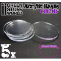 Acrylic Bases - Round 50 mm CLEAR