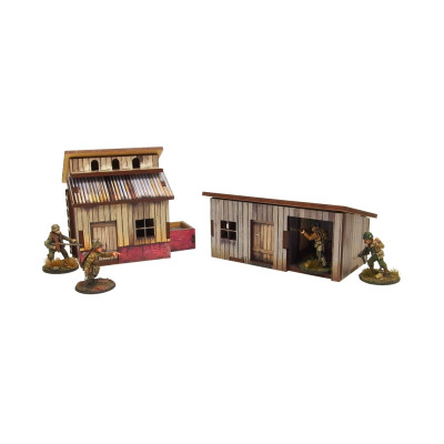 WW2 Normandy Small Sheds w. Dovecote