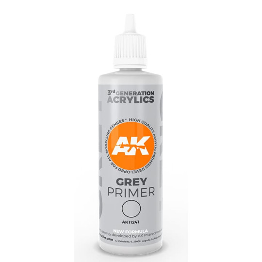 AK-Interactive Grey Primer (100ml)