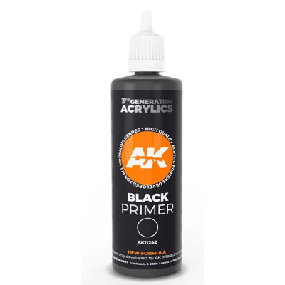 AK-Interactive Black Primer (100ml)