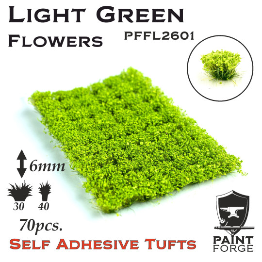 Paint Forge Tuft 6mm Light Green Flowers