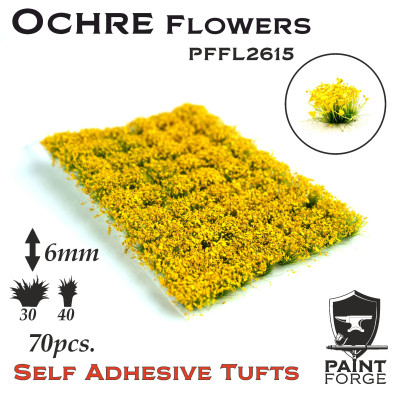 Paint Forge Tuft 6mm Ochre Flowers