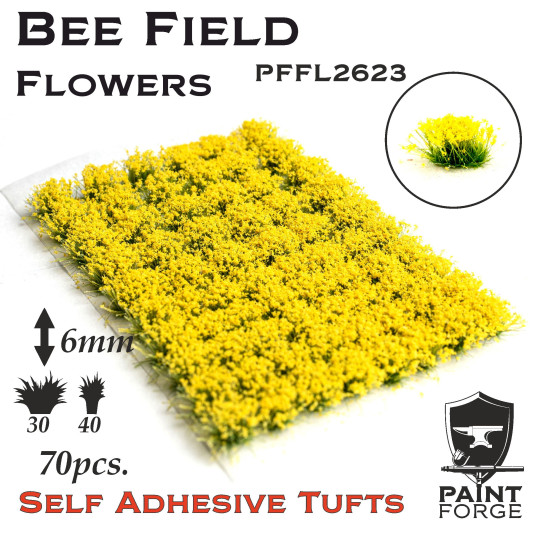 Paint Forge Tuft 6mm Bee Field Flowers