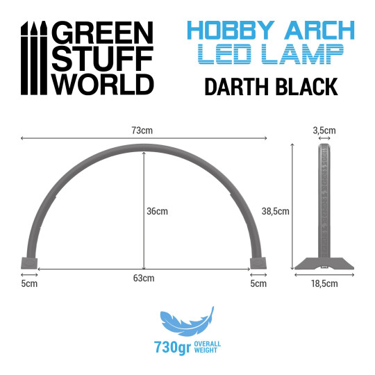 Hobby Arch LED Lamp - Darth Black