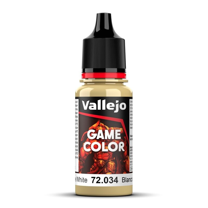 Vallejo Game Color 72034 Bone White 18 ml