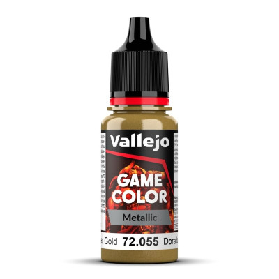 Vallejo Game Color 72055 Polished Gold Metallic 18 ml