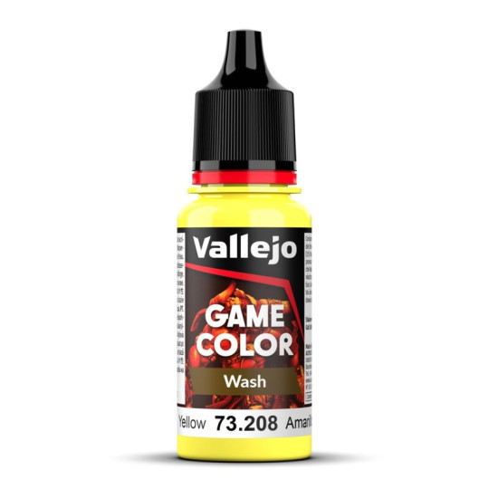 Vallejo Game Color 73208 Yellow Wash 18 ml