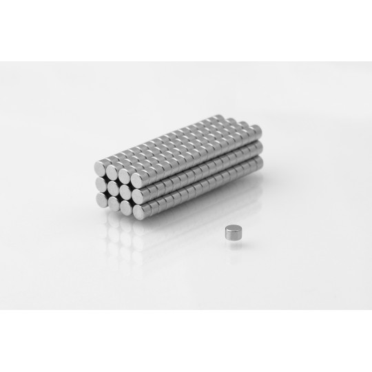 Magnes neodymowy walec 3 x 2 mm