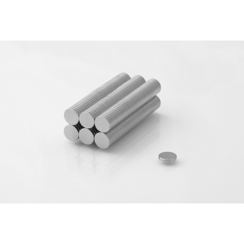 Magnes neodymowy walec 7 X 1,2 mm