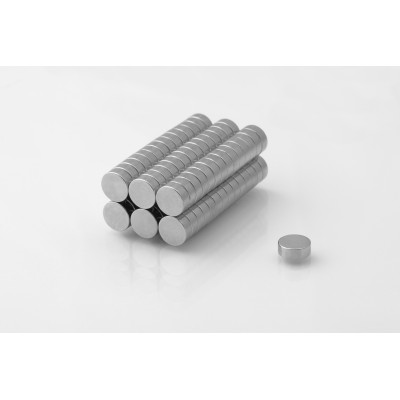 Magnes neodymowy walec 8 x 3 mm