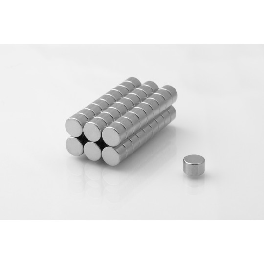 Magnes neodymowy walec 8 x 5 mm