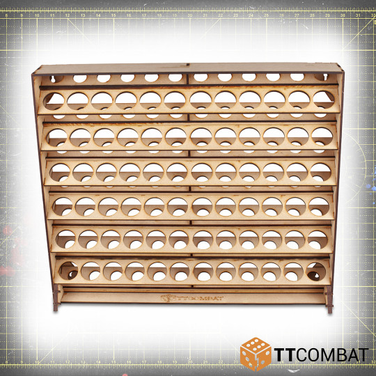 TTCombat & Vallejo Paint Rack 72