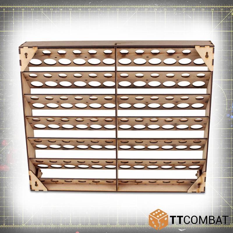 TTCombat & Vallejo Paint Rack 72