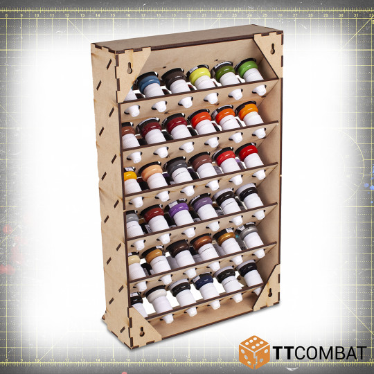 TTCombat & Vallejo Paint Rack 36