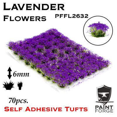 Paint Forge Tuft 6mm Lavender Purple Flowers