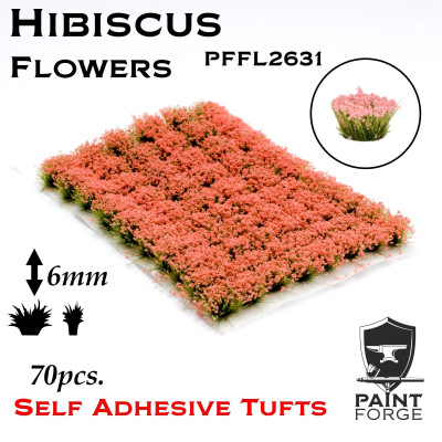 Paint Forge Tuft 6mm Hibiscus Pink Flowers