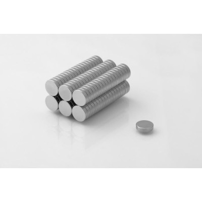 Magnes neodymowy walec 10 x 2,5 mm