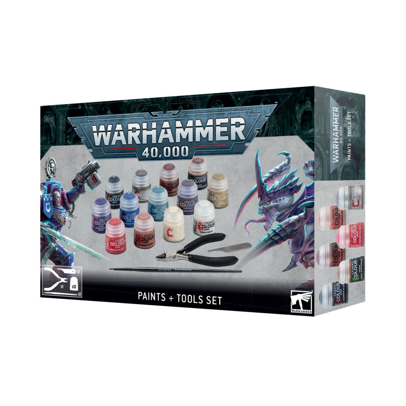 Warhammer 40,000 Paints + Tools Set (2023)