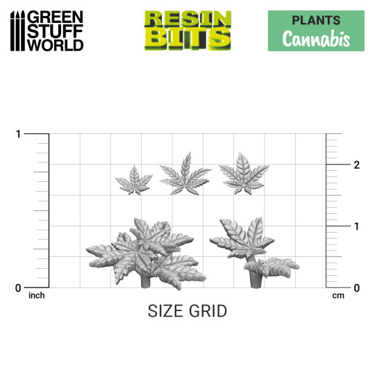 3D printed set - Cannabis