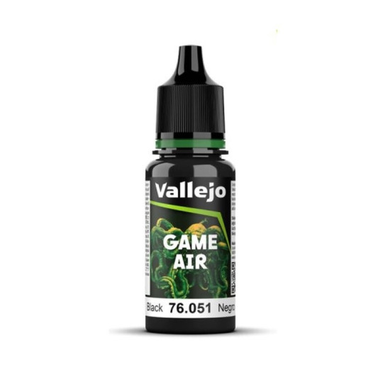 Vallejo Game Air 76051 Black 18ml