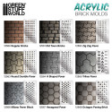 Acrylic molds - Octagon Paving Brick