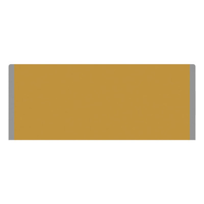 Metalowa płytka 394x162mm klejem na tylną ściankę Mega pudełka